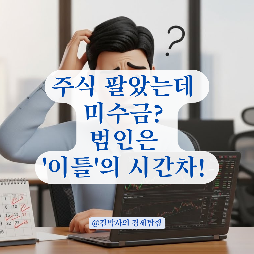 주식 결제일 차이와 실수령액 오해로 인한 미수금 발생 원인