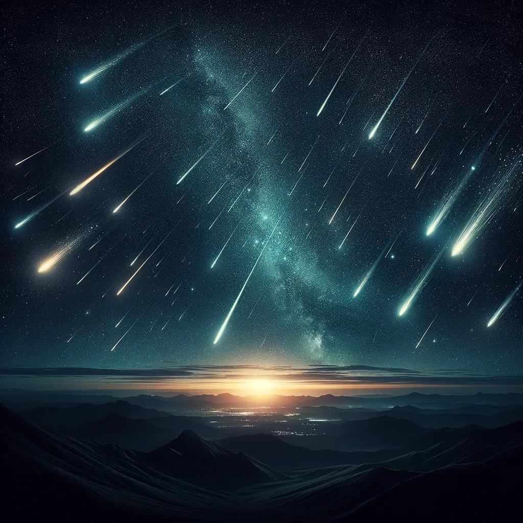 밤하늘을 수놓는 유성우 별똥별 이야기