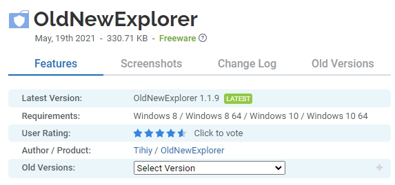 OldNewExplorer