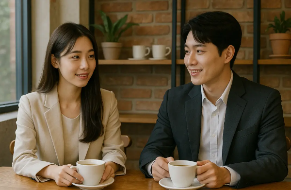 남녀-커피숍-소개팅