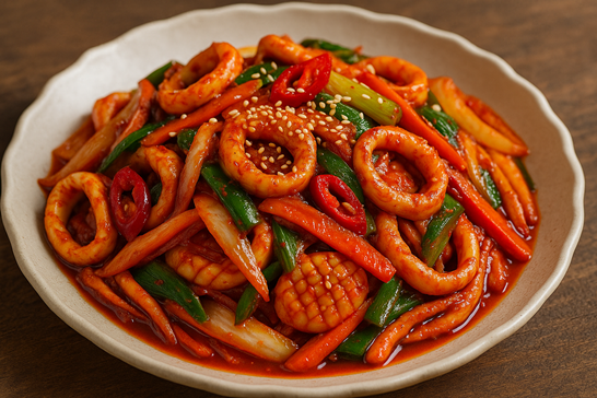 오징어 볶음 맛있게 만드는법