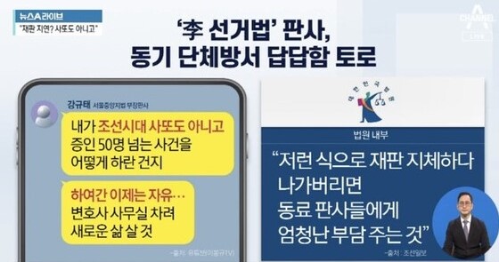 강규태 부장판사의 이재명 재판 사표 지연 논란