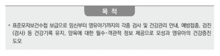 표준모자보건수첩받는방법