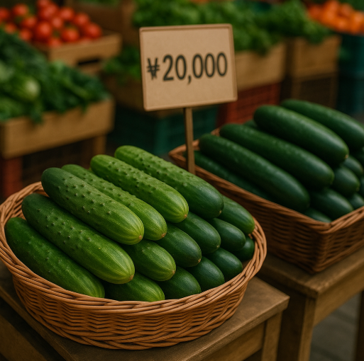 오이지 오이 50개가격