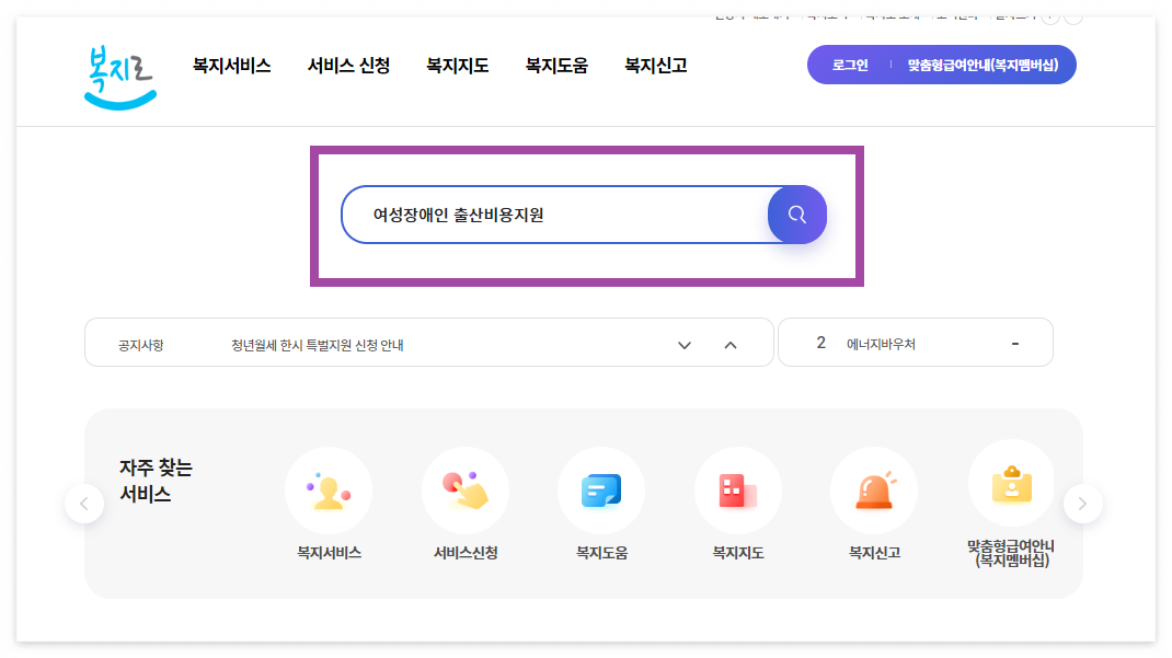 여성장애인 출산지원금