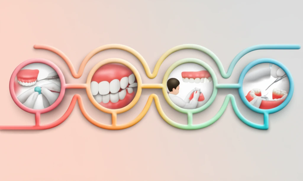 틀니 제작 기간, 발치와 잇몸 상태에