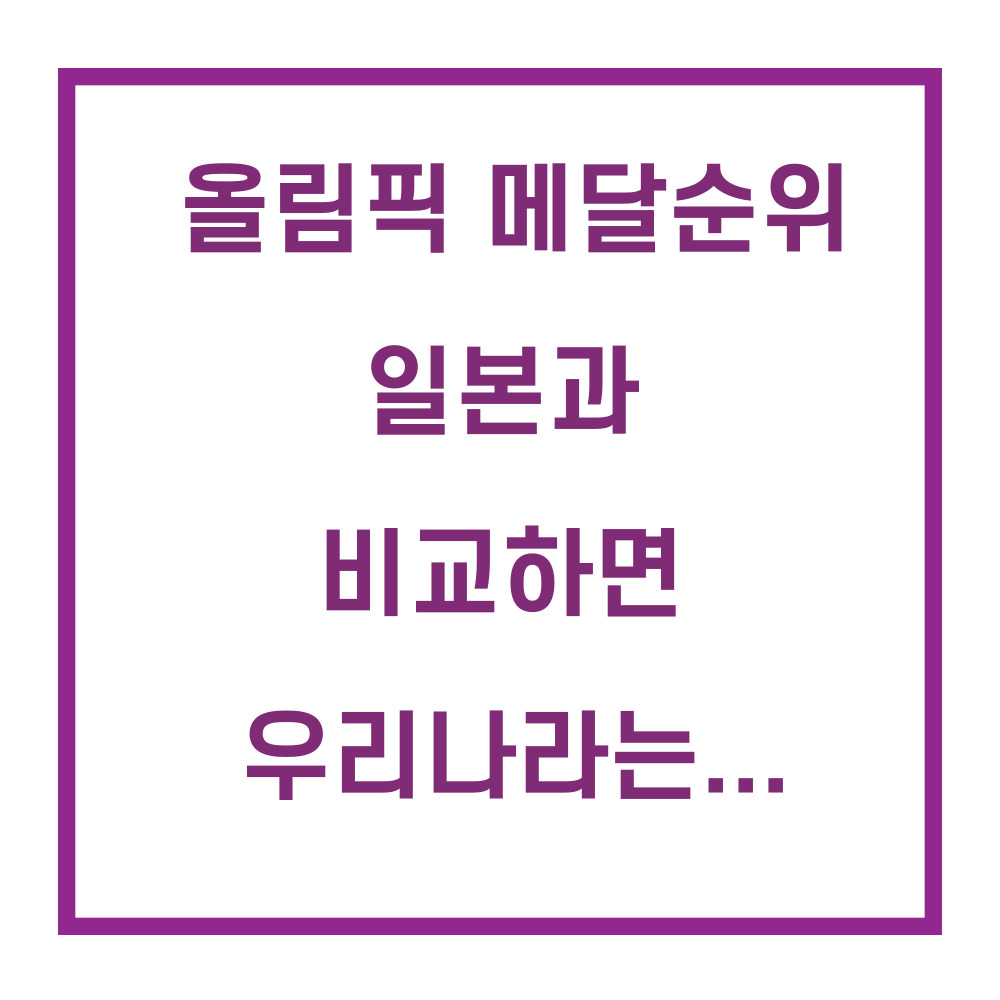 올림픽메달순위/