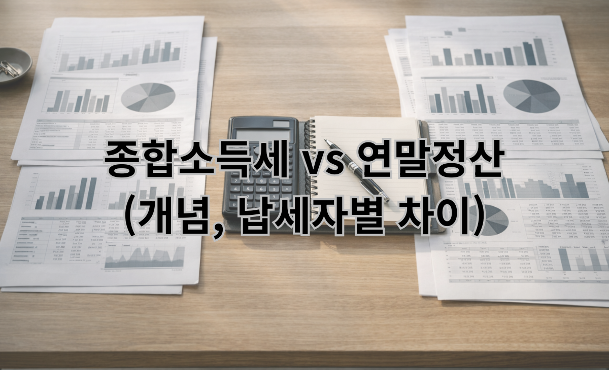 종합소득세 vs 연말정산