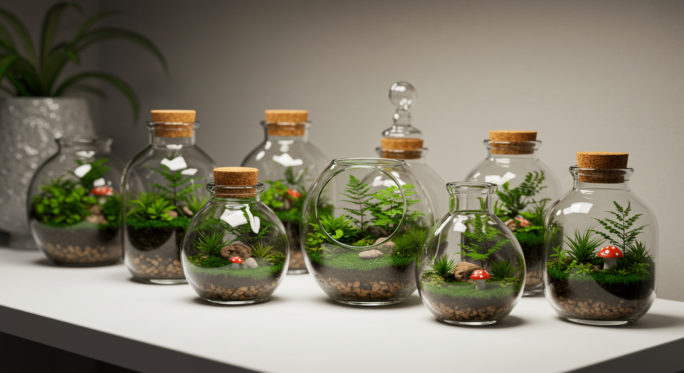바쁜 당신을 위한 힐링템, 미니 테라리움 추천!