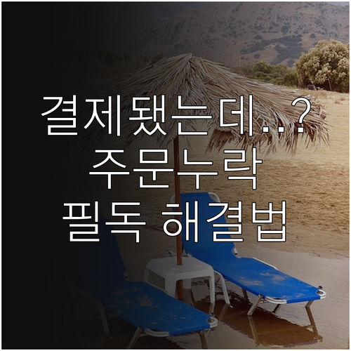 배달의민족 결제 완료 후 주문 누락 ..