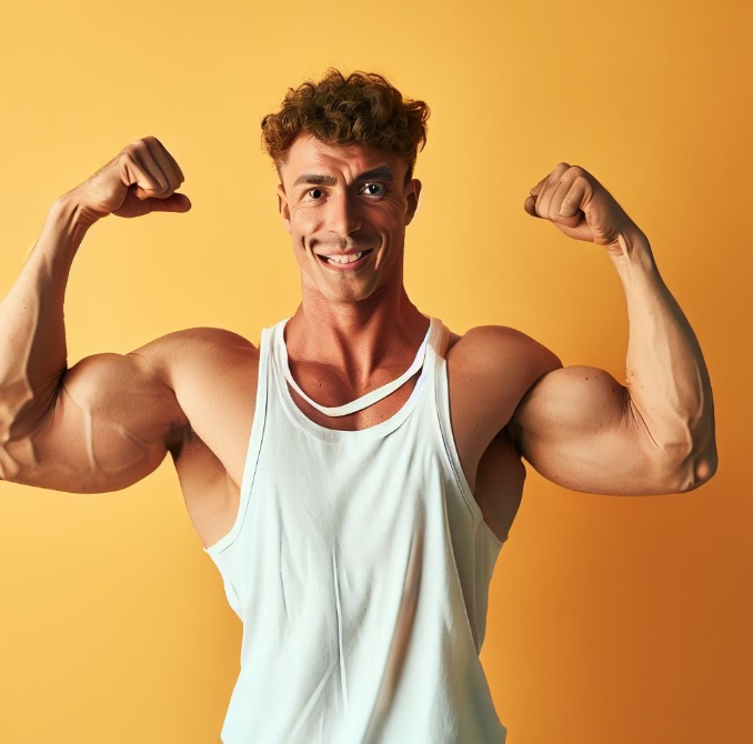 건강한 남성(made by Bing)