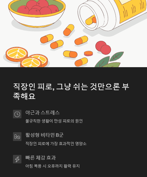 직장인 피로 그냥 쉬는 것만으론 부족