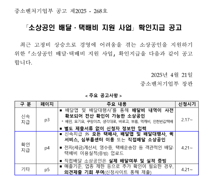 택배비-지원사업-공고