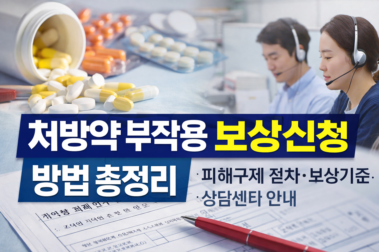 처방약 부작용 보상신청 방법 ❘ 피해구제 절차&middot;보상금&middot;신청서 작성법