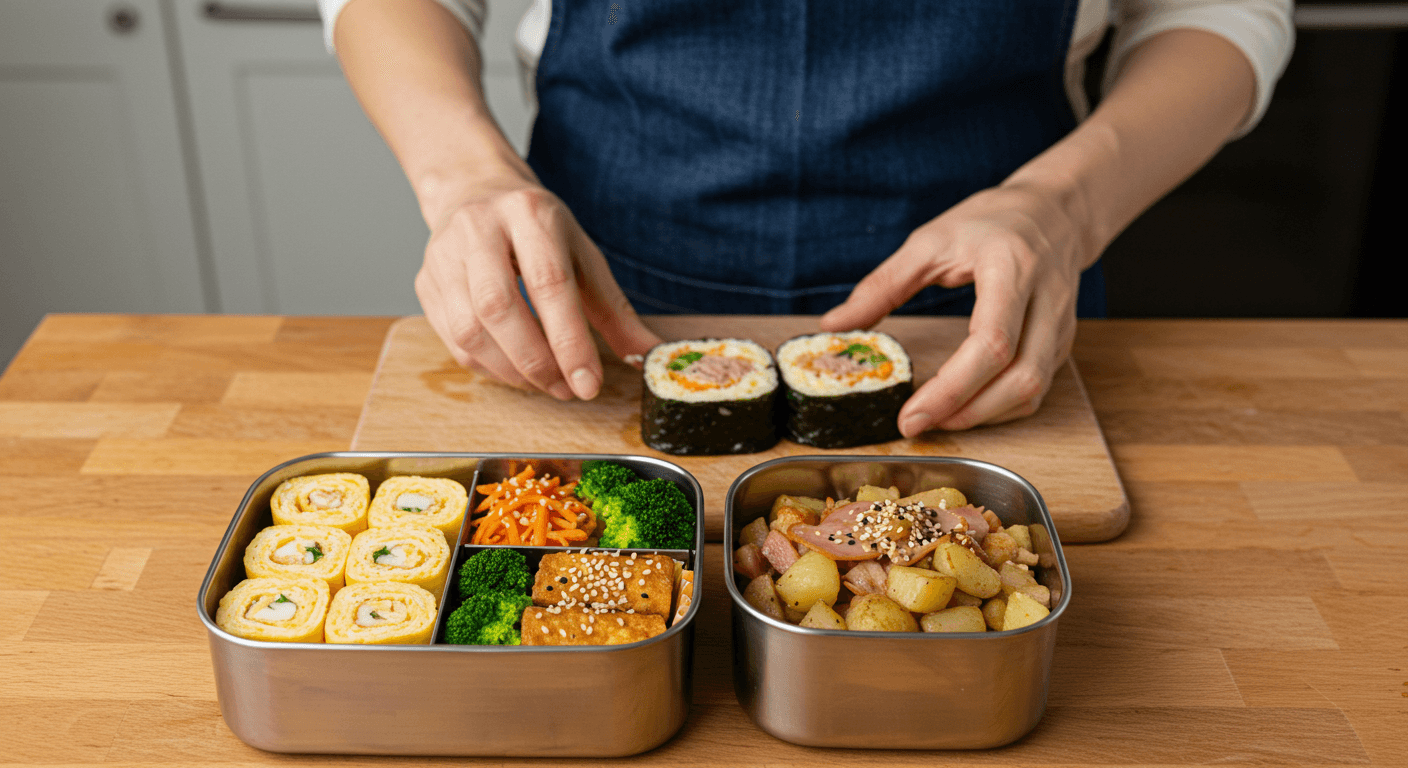 아침 10분 완성! 도시락용 미니 반찬 5종 레시피
