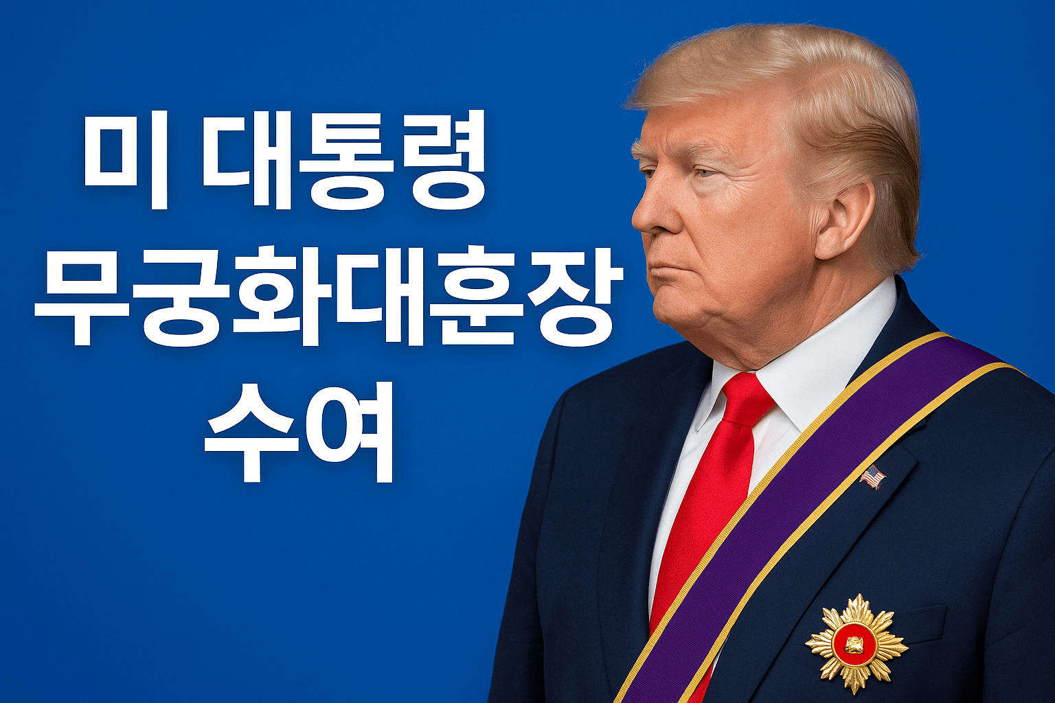 미 대통령 무궁화대훈장 수여