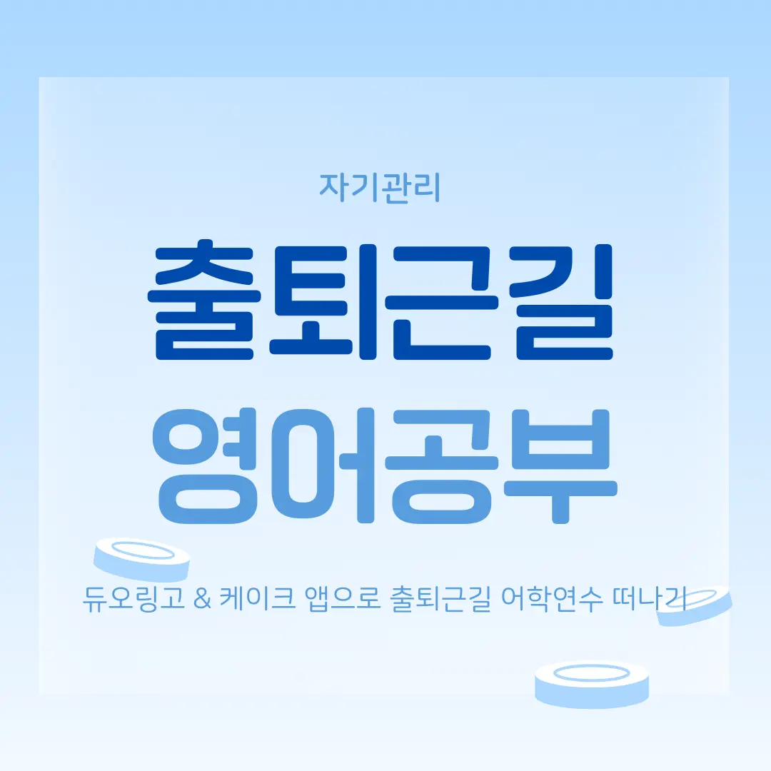 출퇴근길 영어공부 듀오링고, 케이크 앱