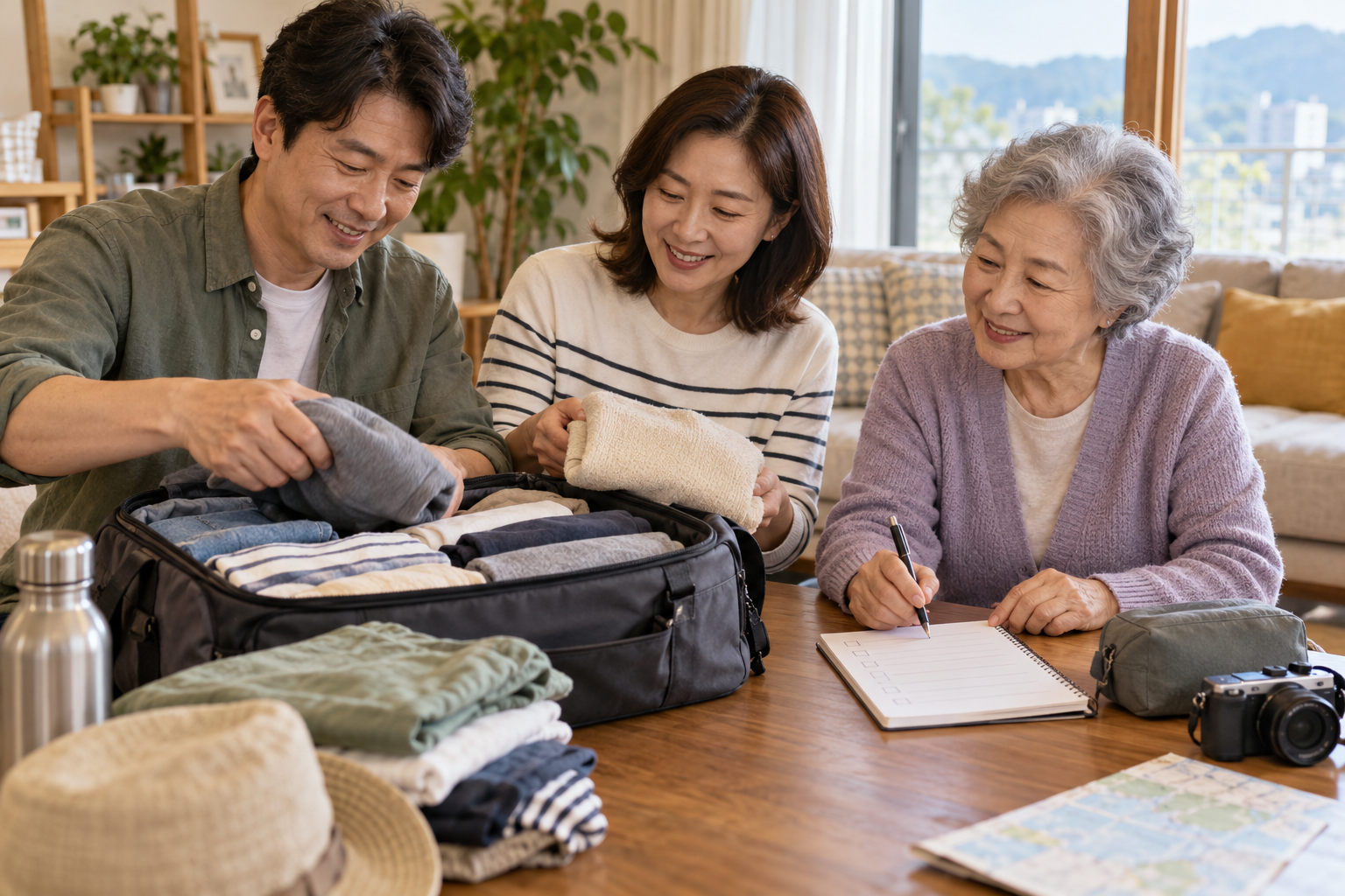 가족 여권 신청·수령 일정표 - 가족별 준비물과 확인 날짜 TXT 저장