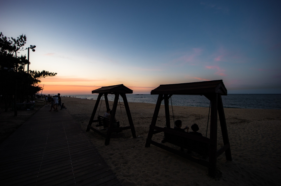 경포해변-산책로