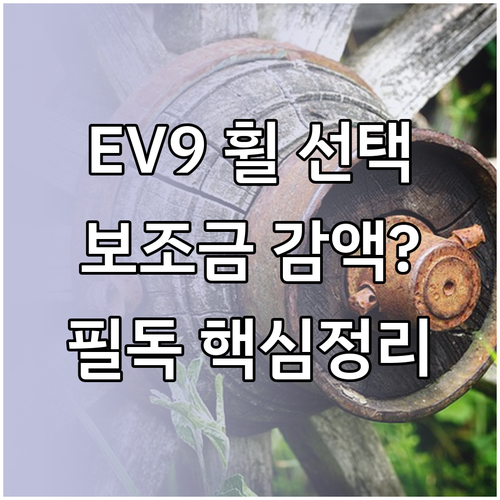 EV9 21인치 휠 선택에 따른 20..