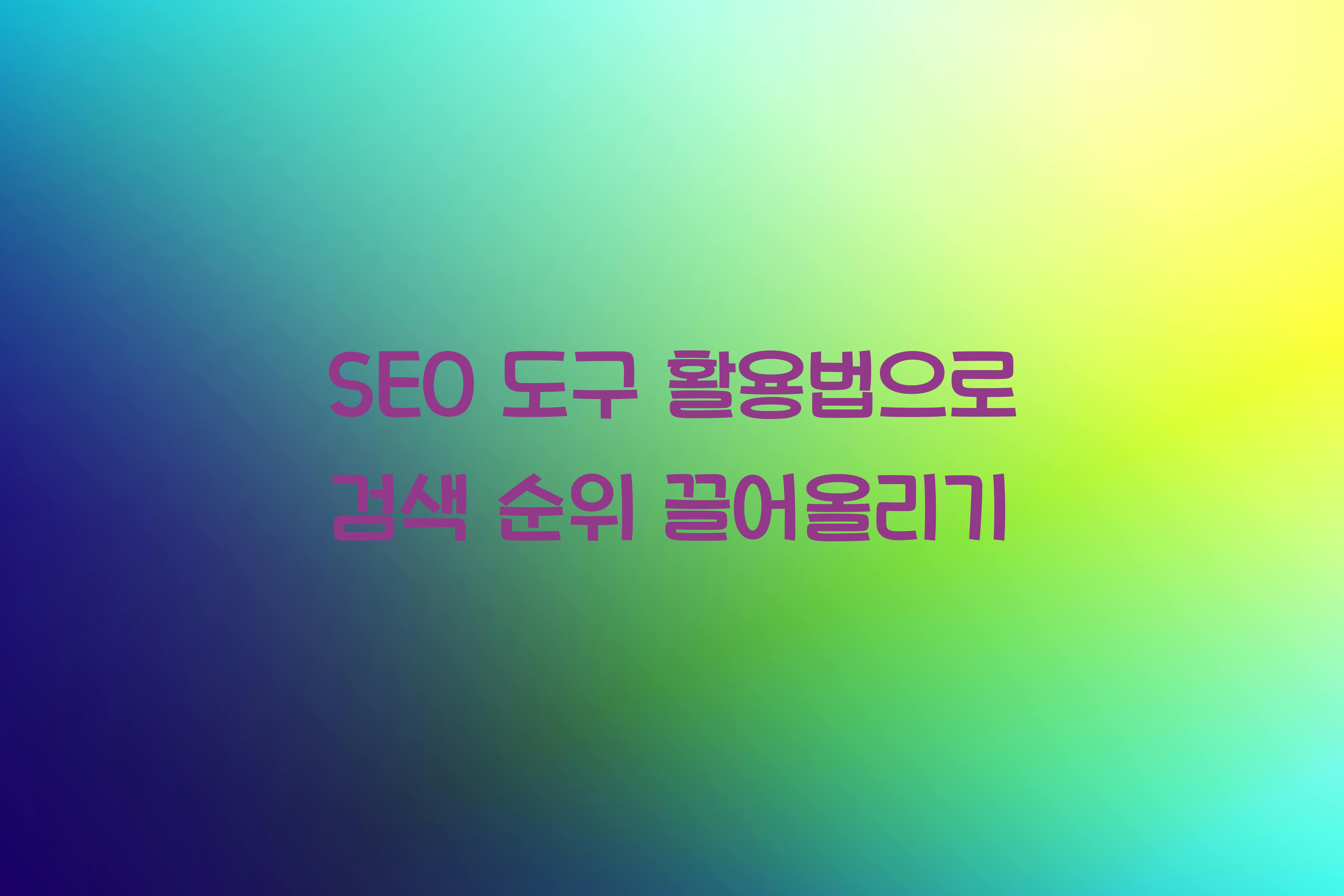 SEO 도구