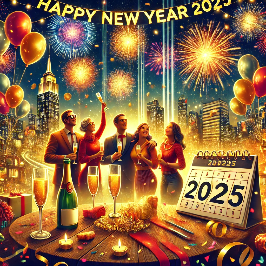 2025년 새해를 축하하는 사진