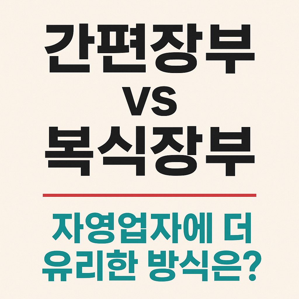 간편장부 vs 복식장부