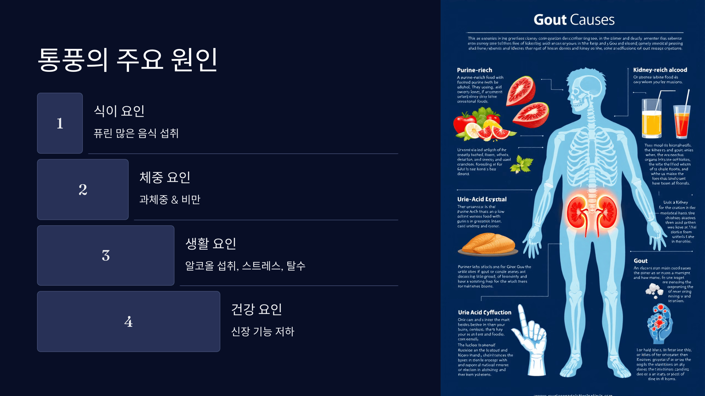 통풍과 관련된 사진입니다.