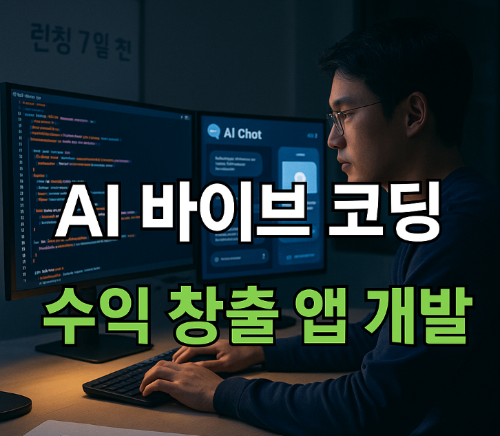 AI 앱 개발에 몰두중인 개발자