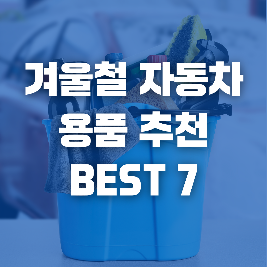 겨울철 안전 운전을 위한 필수 자동차 용품 BEST 7
