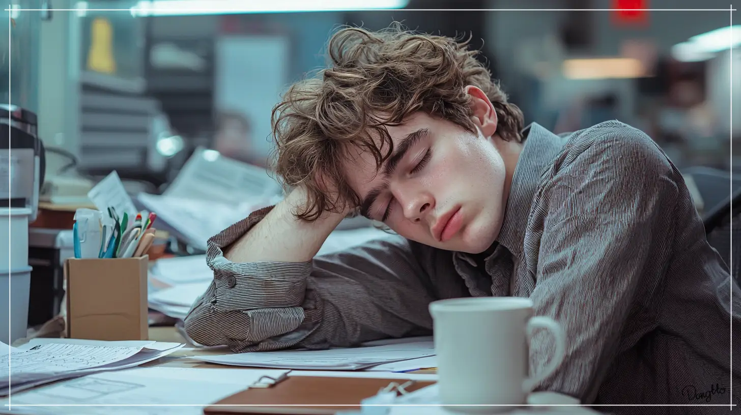 레몬물-효능을-겪기-전에-피곤함을-느끼는-모습