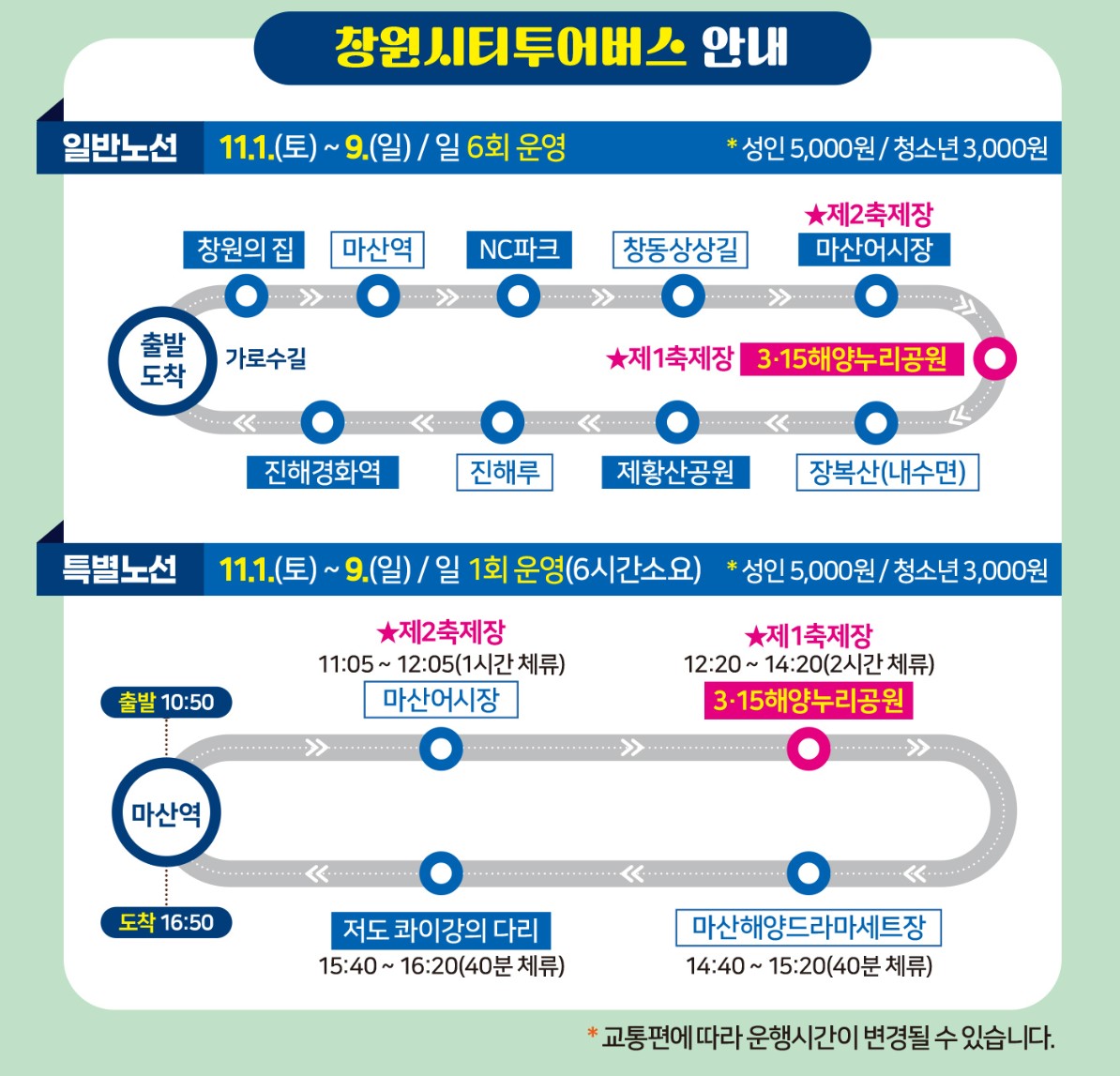 제25회 창원마산 가고파국화축제 기간,장소,야간개장