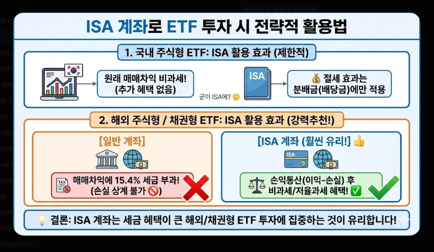 국내 ETF 세금 완벽 정리 [2026년 개정] 유형별 과세&middot;ISA 절세&middot;종합과세 대비법