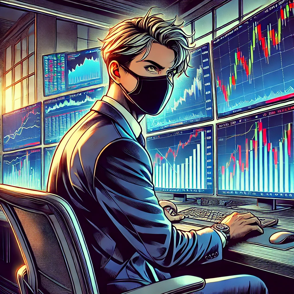 주식 스캘핑 전략을 설명하는 이미지, 호가창 분석과 매매 타점 표시.