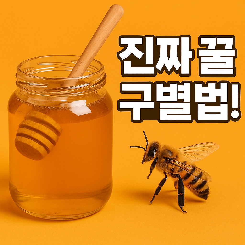 자연산 꿀 구별하는 초간단 방법과 놀라운 효능