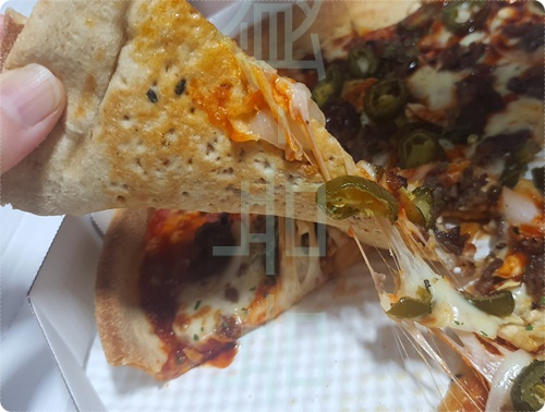  청년피자 할라불고기 피자 