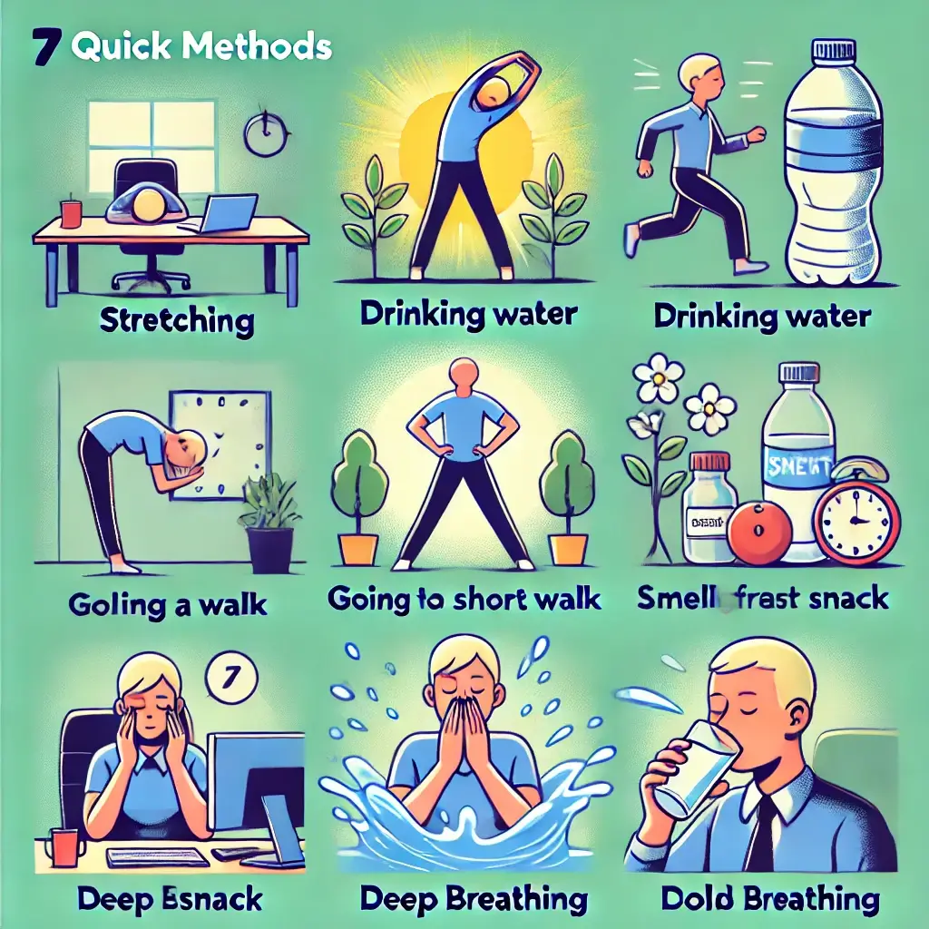 잠깨는 방법 7가지