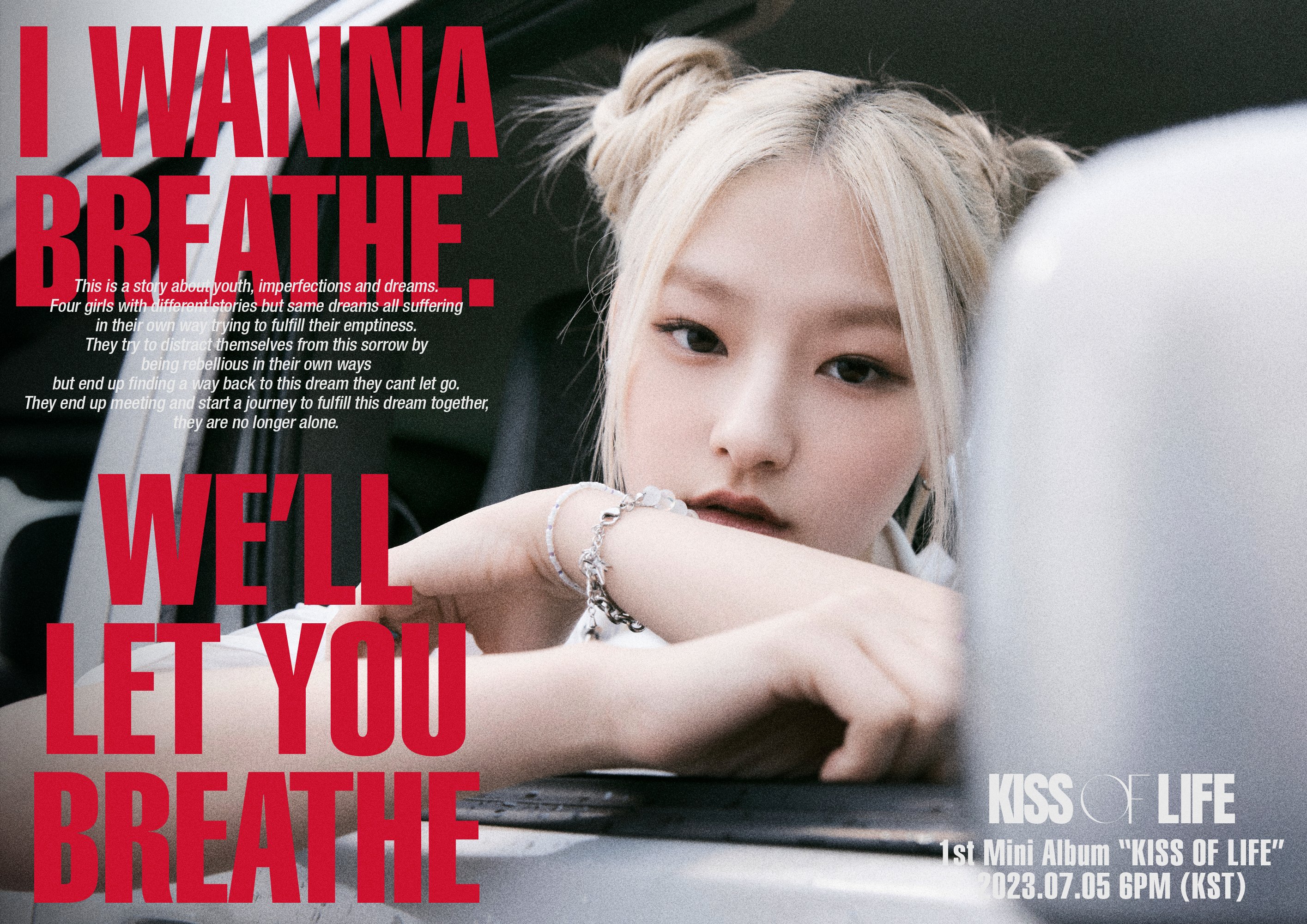 KISS OF LIFE 1st Mini Album "KISS OF LIFE" 콘셉트 포스터