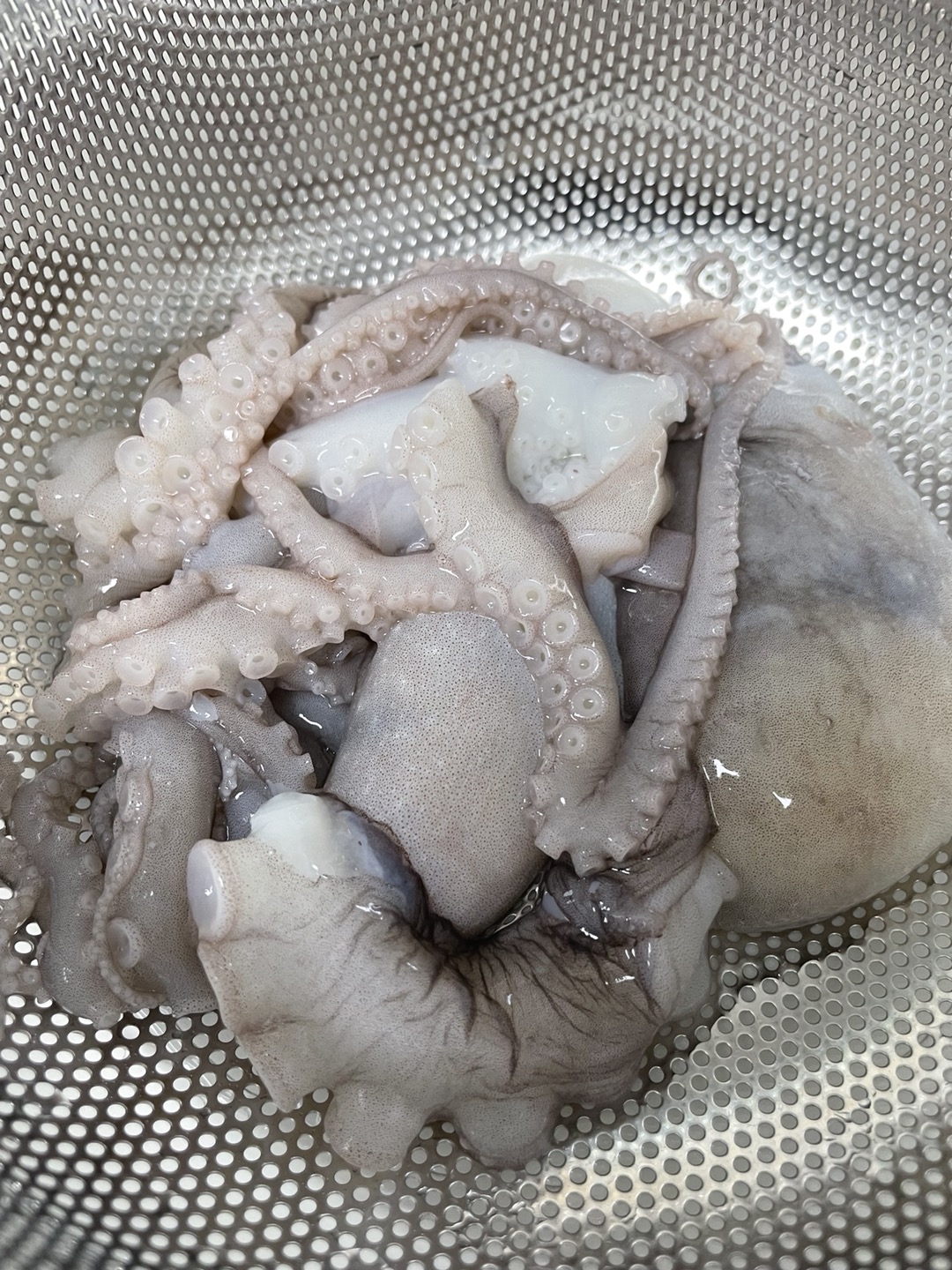 낙지 세척