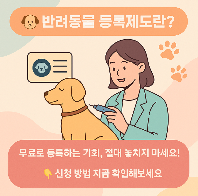 2025 반려견 내장형 등록지원 총정리