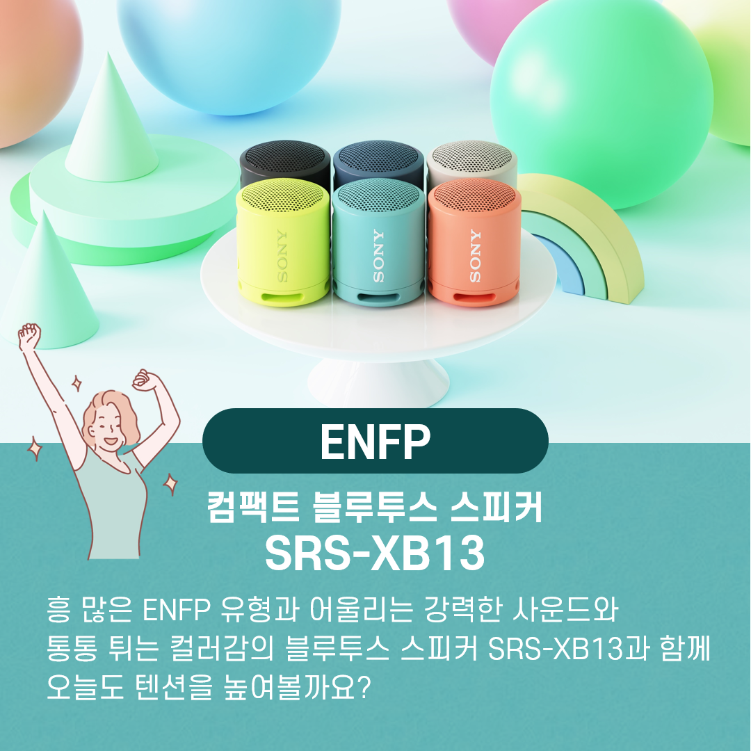 ENFP 추천 스피커 소니 SRS-XB13
