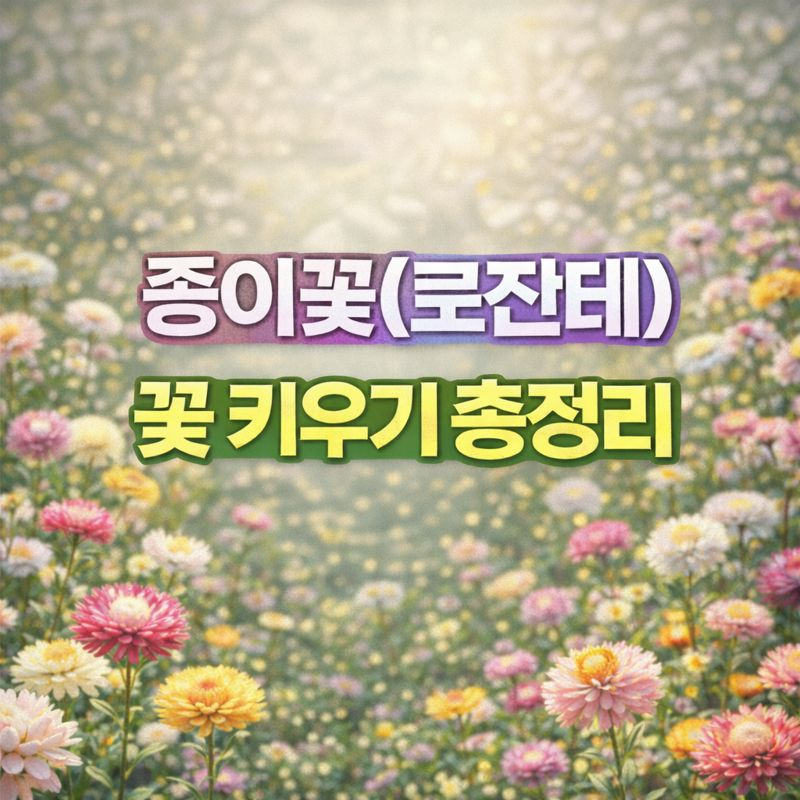종이꽃(로잔테) 키우기, 꽃말&middot;물관리&middot;파종시기&middot;번식&middot;분갈이&middot;가지치기&middot;월동 썸네일