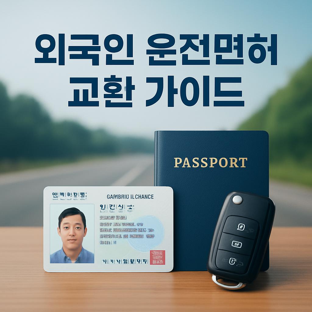 외국인 운전면허 교환 방법
