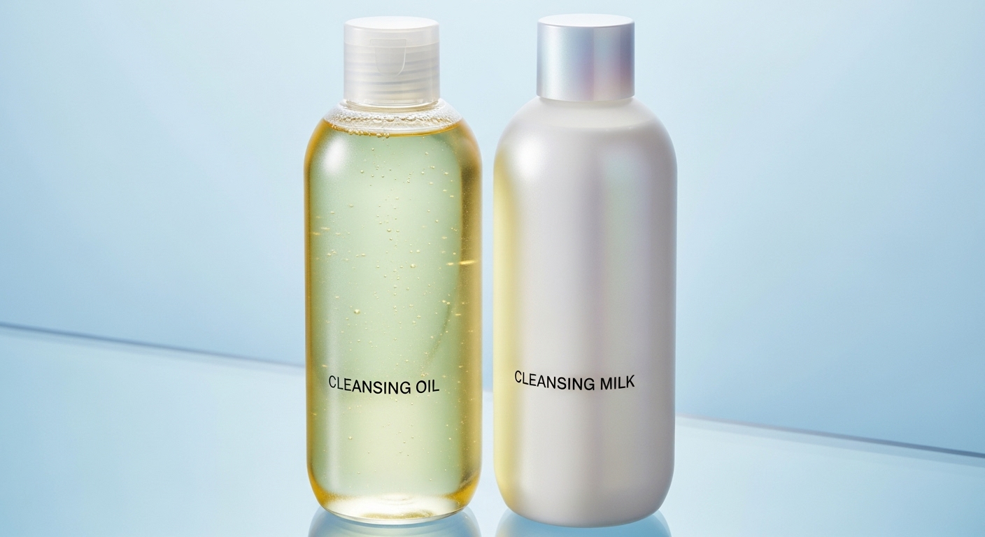 클렌징 오일과 밀크