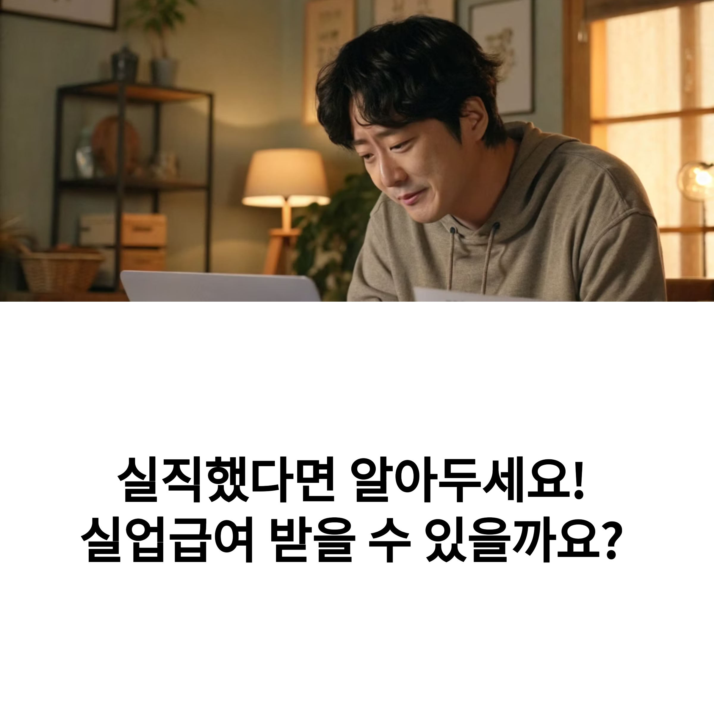 실업급여 신청 조건 총정리!