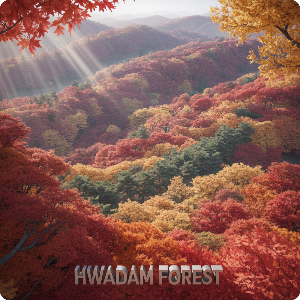 2025 화담숲 단풍 절정시기 가상 이미지