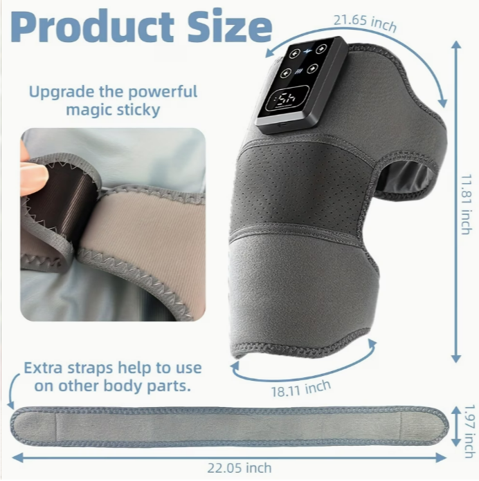 온열 무릎 마사지 보호대