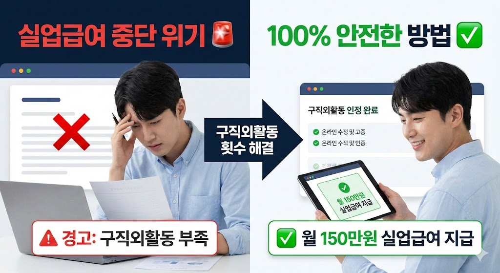 🚨월 150만원 실업급여 끊길 뻔?!