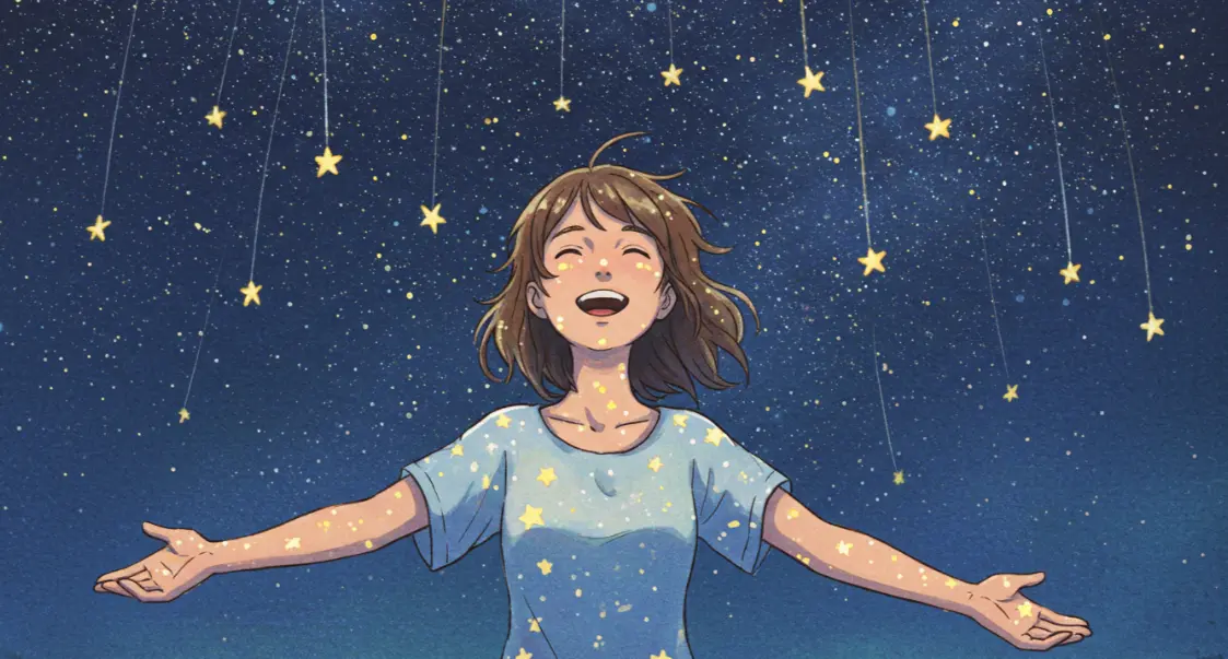 별이 쏟아지는 풍경 꿈