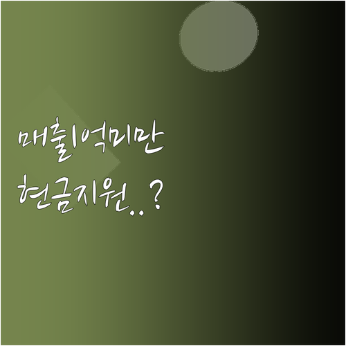 연매출 1억 400만 원 미만 소상공..